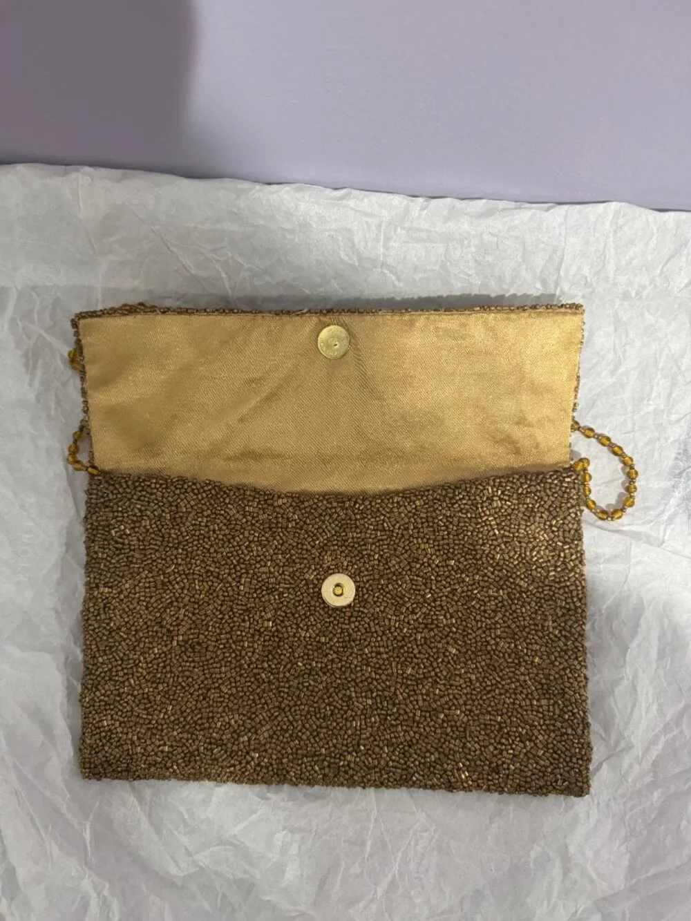 Vintage Beaded Moyna Clutch
